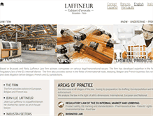 Tablet Screenshot of laffineur.com
